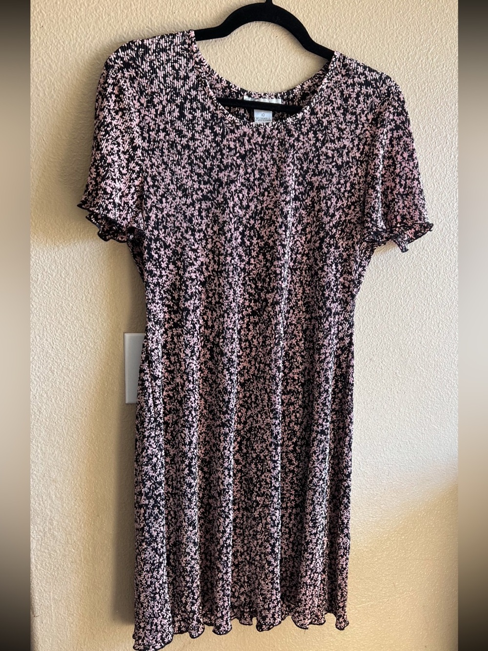 Dressbarn picnic dainty floral dress size 10 flowy short sleeve